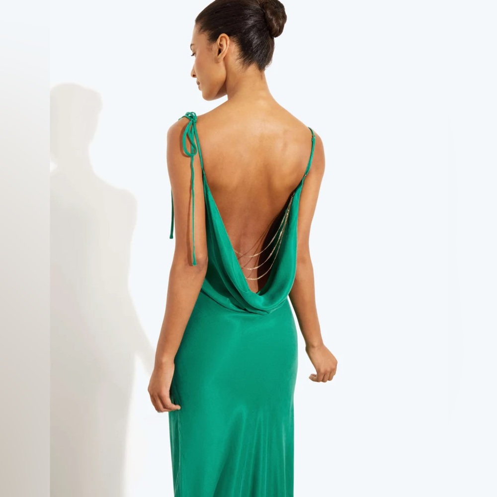 Rat & Boa Ophelia Green Dress in size S - Picture 4 of 8